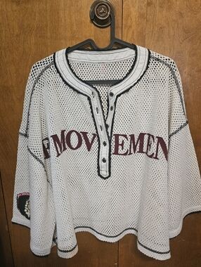 FP Movement Camp Out Tee Ivory Combo